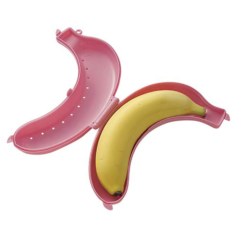 1pc Cute Banana Protector Case Container Trip Outdoor Lunch Fruit Box Storage Holder Cheap Banana Trip Outdoor Box Main image
