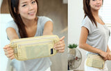 Cloth Travel Pouch Hidden Wallet Passport Money Waist Belt Bag Slim Secret Security Useful Travel Bag