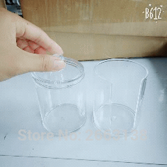 Acrylic Multifunctional Round Qtip Container Cosmetic Makeup Cotton Pad Organizer Jewelry Storage Box Holder and Candy Jars