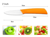 brand high quality kitchen knife ceramic knife set 3" 4" 5" 6" inch + peeler + Transparent Acrylic Stand kitchen