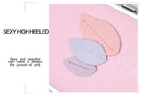 Tide leaf new long section of lychee pattern ladies wallet Korean casual lunch box clutch ladies' leather handbag purse