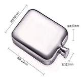 1pc 6 oz Square Wine Pot Camping Flagon Hip Flask Stainless Steel Wine Pot