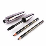 M.n Menow Brand Thick Mascara Set With Gift Two Pencil Black / Brown Combination Natural Curly Lasting Mascara M1