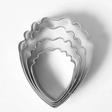 Heart Peony Flower 4 pcs/lot Cake Stainless Steel Fondant Sugarcraft Cookie Cutter Cake Decorating DIY Tools