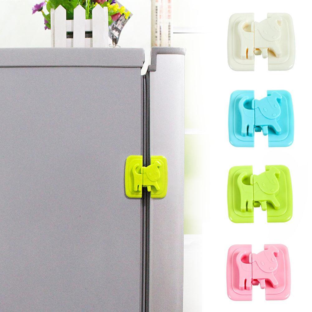 Cabinet Door Refrigerator Toilet Safety Lock For Child Baby Safety Lock Cartoon Dog Puppy Shape Safety Fridge Door Locks