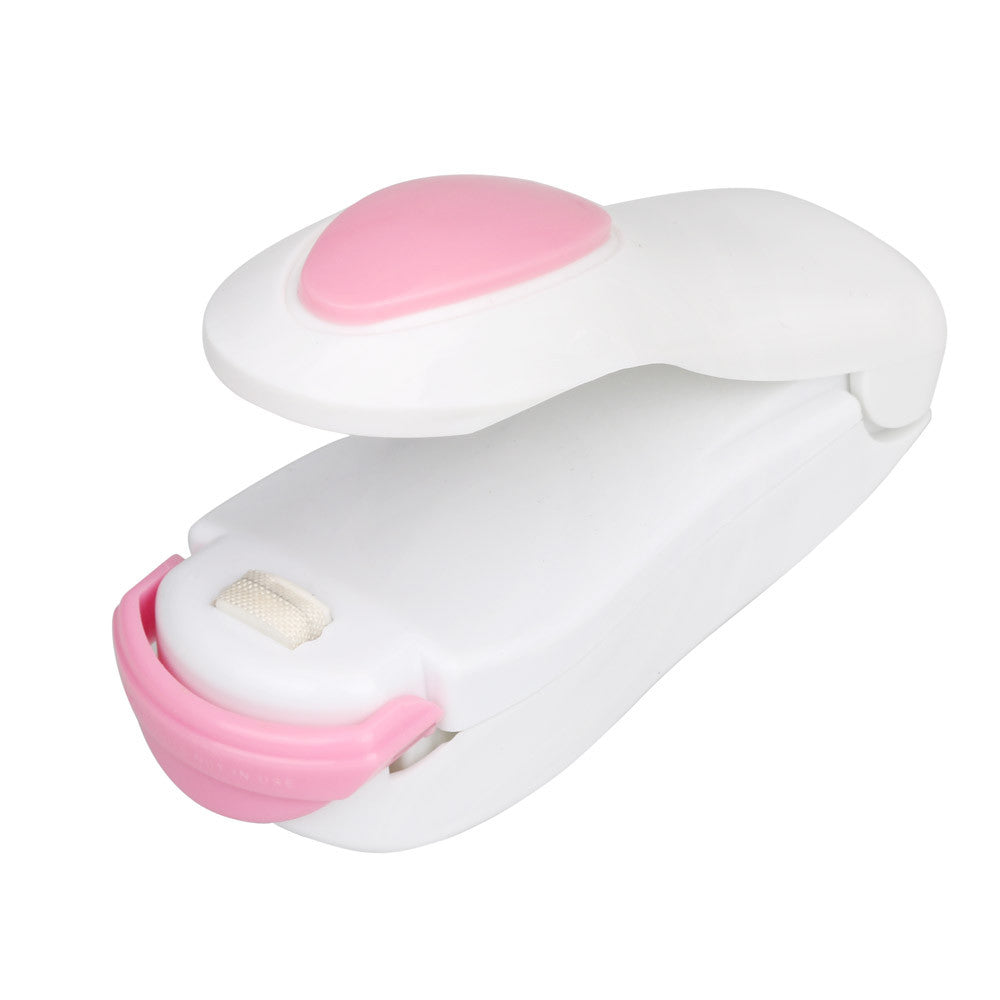 Portable Bag Clips Handheld Mini Electric Heat Sealing Machine Impulse Sealer Seal Packing Plastic Bag Clip work with battery