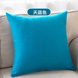 BZ043 Luxury Cushion Cover Pillow Case Home Textiles supplies Lumbar Pillow Solid cotton decorative throw pillows chair seat
