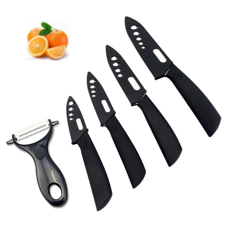 Brand top quality Christmas present Zirconia Ceramic Knife set 3" 4" 5" 6" inch+ Peeler+Covers fruit knife set