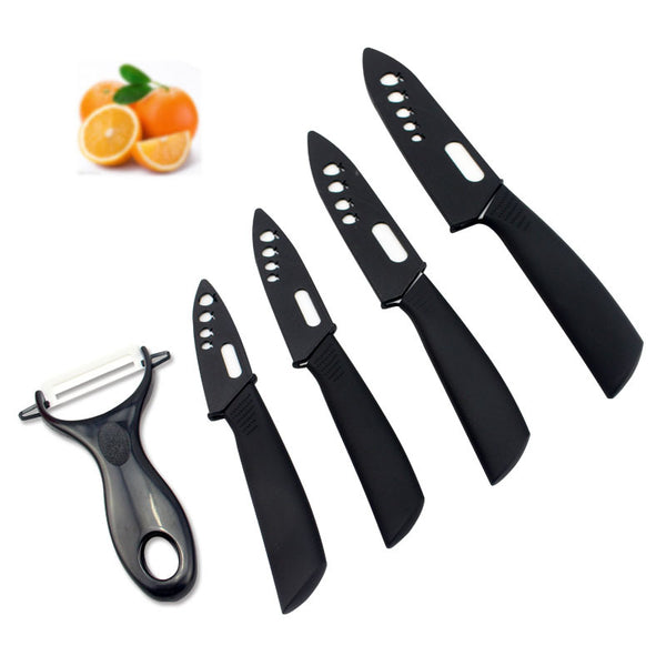Brand top quality Christmas present Zirconia Ceramic Knife set 3" 4" 5" 6" inch+ Peeler+Covers fruit knife set