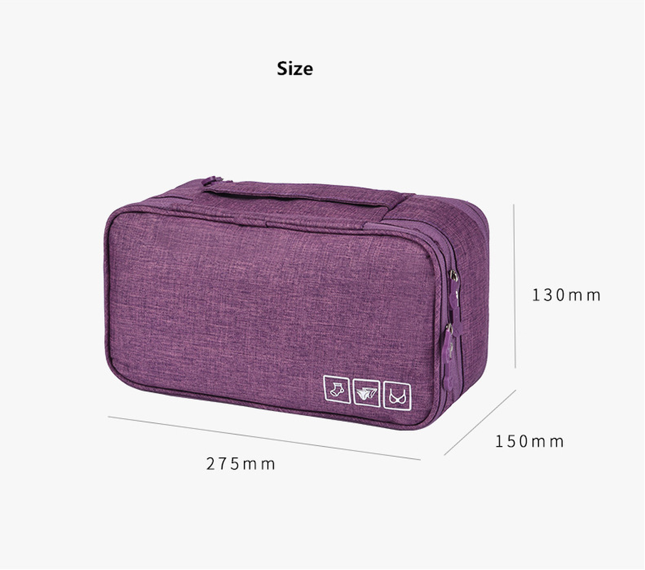Bra Underware Drawer Organizers Travel Storage Dividers Box Bag Socks Briefs Cloth Case Clothing Wardrobe Accessories Supplies Main image