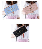Women Wallet Leather Card Coin Holder Money Clip Long Phone Clutch Photo High Quality Photo Fashion Cash Pocket Female Purse