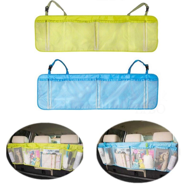 Large Auto Car Boot Multifunction Foldable Trash Hanging Storage Bags for Car Seat Capacity Storage Pouch Secondary image