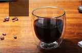 New And Fashion Classic 150 or 250 or 350 or 450ML Glass Double Wall Transparent Coffee Cups Insulate Office Tea