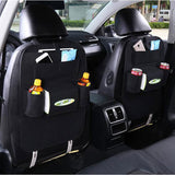 Car Seat Bag Organizer,Woolen Felt Seat Back Protectors for Kids,Storage Bottles,Tissue Box