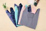 Fashion portable women shopping bag creative printing Oxford cloth folding Ladies bag Kitchen storage bags home accessories