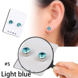 1 Pair Weight Loss Earrings Healthy Stimulating Acupoints Stud Magnetic Therapy Health Care Slimming Tool