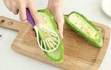 Plastic Fruits Tools Clear Fruit Seeds And Dig Fruit Flesh For Kiwi Cantaloupe Pitaya Mango Plastic Remove Seeds Device