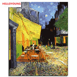 Street views Digital Painting Handpainted picture drawing Oil Painting by numbers oil paintings scroll paintings
