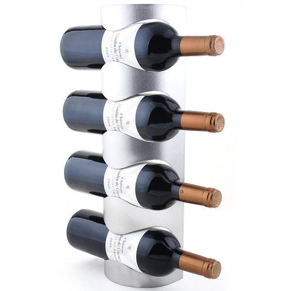 1PC 3 or 4 Hole Stainless Steel Wall Mounted Wine Holder Rack Household Wine Bottle Holder For Homeuse With Screws