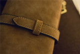 Fashion Luxury Brand Women Wallets Matte Leather Wallet Female Coin Purse Wallet Women Card Holder Wristlet Money Bag Small Bag