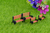 XBJ041 Park bench 1 pc child seat recliner moss micro landscape ornaments and more meat and more meat jewelry Creative Decorat