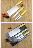 3 pcs in one set high quality stainless steel kitchen knife set,meat knife,fruit knife,multi peeler knife