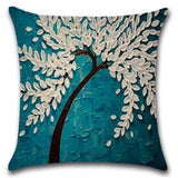 BZ148 Luxury Rich Tree and Flowers Cushion Cover Pillow Case Home Textiles supplies decorative throw pillows chair seat