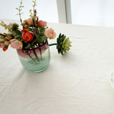 HELLOYOUNG White Decorative Table Cloth Cotton Linen Lace Tablecloth Dining Table Cover For Kitchen Home Decor U1132