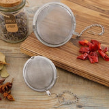 1pcs Stainless Steel Sphere Locking Spice Tea Ball Strainer Mesh Tea Infuser Filter Herbal Ball Tea tools