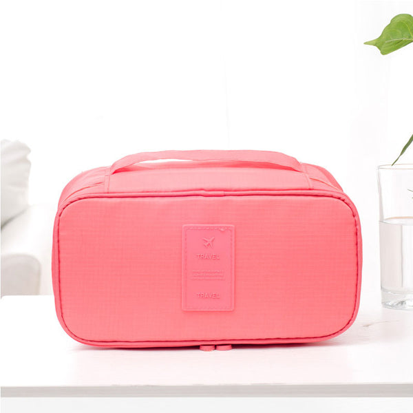 Storage Bags Family Organizador Moistureproof Waterproof Travel Accessories Nylon Save Space Antibiosis Underwear Bra Bag