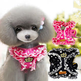 Lovely Cute Small dog Harness Pet Cat Dog Collar For Small Chihuahua Leash Lead Set Dog Vest Pet Harness