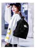 New Shiner Women Backpack Solid Color Preppy Casual Backpack for Teenage Girls Female School Shoulder Bag Bagpack mochila