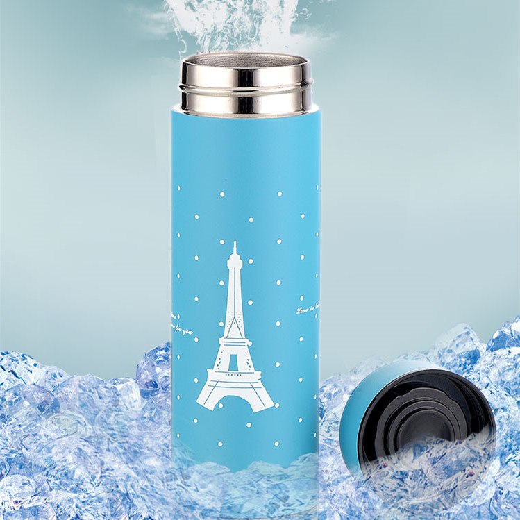 CJ018 Stainless steel Heat insulating bottle Tower Small Straight bottle Creative Water Bottle Portable Drinkware Secondary image