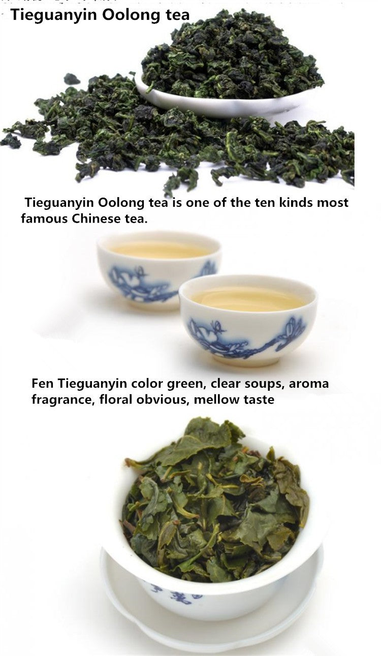 TemuTea 10 Bags Health Care Chinese TiKuanYin Green Tea Weight Loss TieGuanYin Tea  HelloYoung brand