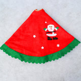 Christmas Decorations For Home Straight Edge 90CM Non-Woven Christmas Tree Skirt Aprons Home Decoration