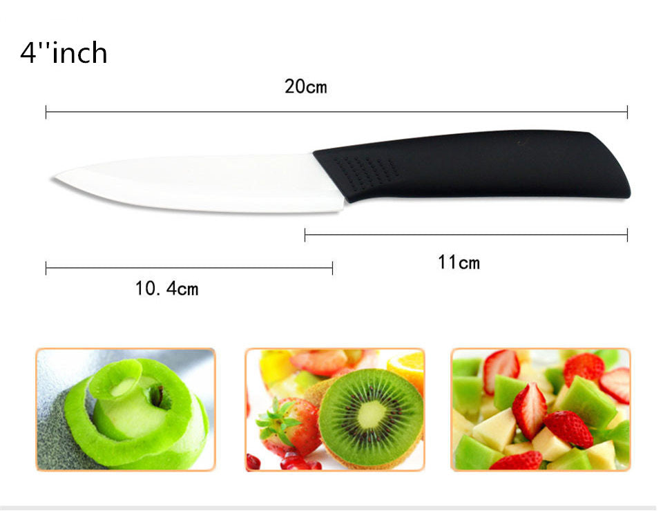 Brand top quality Christmas present Zirconia Ceramic Knife set 3" 4" 5" 6" inch+ Peeler+Covers fruit knife set