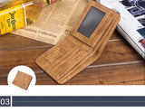 New Vintage High quality PU leather clutch male leather Wholesale ultra-thin fashion casual men's wallet clam