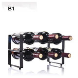 Modern Simple Superposition Wine Rack Ornaments Wine Bottle Holder Wine Cabinet Iron Creative Wine Rack More Type Can Be Choose