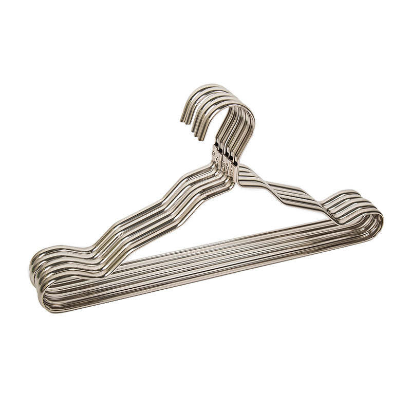 5 Pcs New Thicker Aluminum Alloy Drying Racks Home Seamless Hanger Anti-slip Clothing Hanger Anti-rust Windproof Clothes Rack