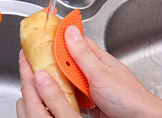 Apple shape Multi-function Vegetable & Fruit Brush Potato Easy Cleaning Tools Kitchen Home Gadgets