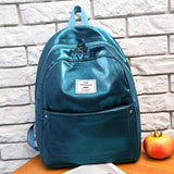 New Shiner Women Backpack Solid Color Preppy Casual Backpack for Teenage Girls Female School Shoulder Bag Bagpack mochila