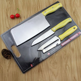3 pcs in one set high quality stainless steel kitchen knife set,meat knife,fruit knife,multi peeler knife