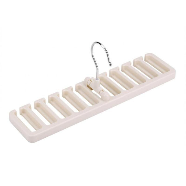 10 Grid Storage Rack Tie Belt Organizer Space Saver Rotating Scarf Ties Hanger Holder Hook Closet Organization Tops Bra Belt Bag