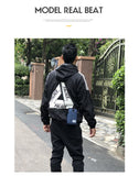 Waterproof Men Shoulder Bag Oxford Crossbody Bags Mini Back Pack Usb Kids Wallet Messenger Bag Men Small Travel Pouch