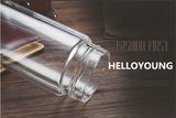 Glass tea water Bottle With Stainless Steel 304 Tea leaks Filter Bottle For Water teaTumbler My drink Car travel bottles