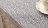 BZ308 Solid color Japanese-style striped with simple theatrical drape factory outlets table cloth fabrics Home Decoration