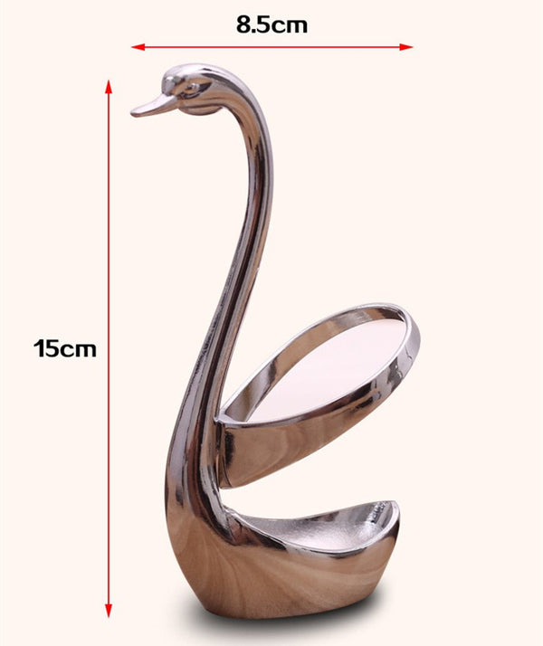 CJ104 Swan Dinnerware sets 7pcs/set wedding party fruit tableware set dinnerware sets