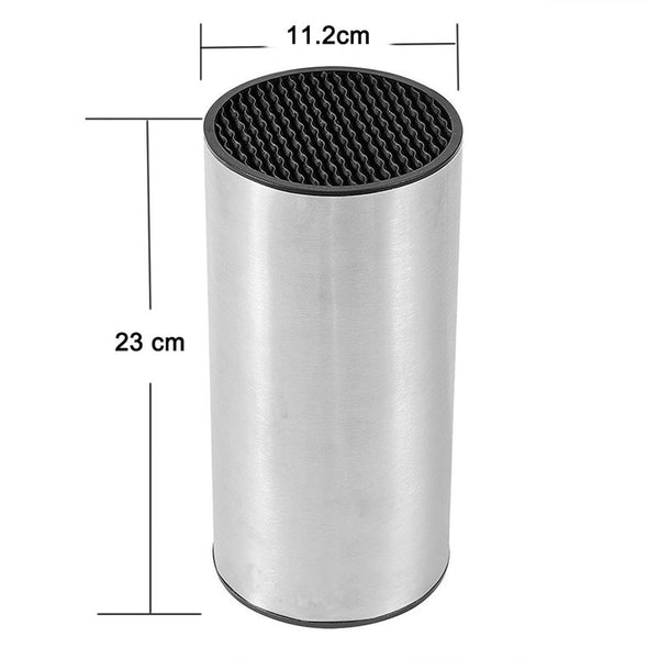 23*11.2*11.2cm Universal Stainless Steel Knife Holder knife block knife stand for knives kitchen accessories product for kitchen