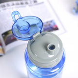 CJ025 Plastic Water Bottles With Cover Lip Filter Clamshell Drinkware Space bottle Water Sports Bottle Portable Drinking Bottle