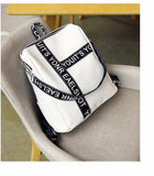 Backpack Female  New Korean Wild School Wind Student Bag Casual Color Letter Backpack Travel Bag